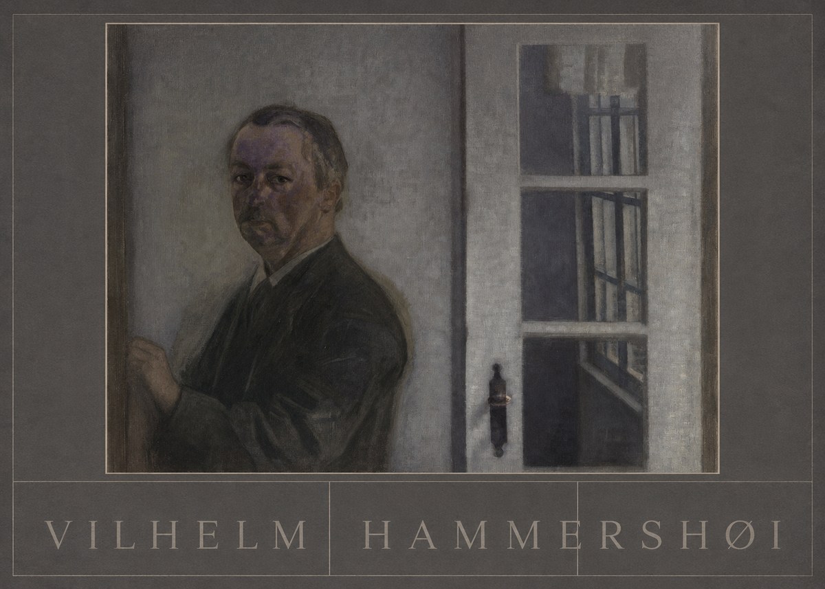 Vilhelm Hammershøi Self-portrait II No4 - Poster