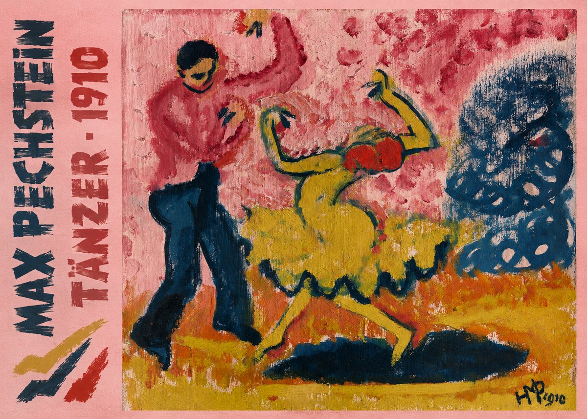Max Pechstein Tänzer • 1910 No5 - Poster