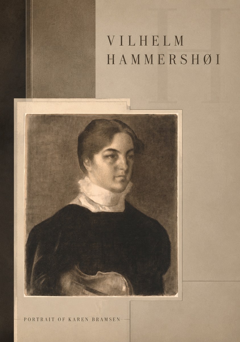 Vilhelm Hammershøi Portrait of Karen Bramsen No5 - Poster