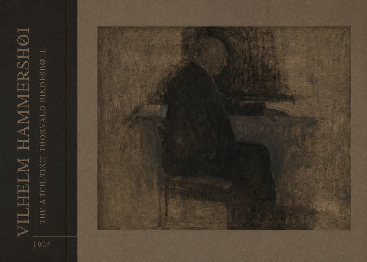 Vilhelm Hammershøi The Architect Thorvald Bindesbøll No2 - Poster