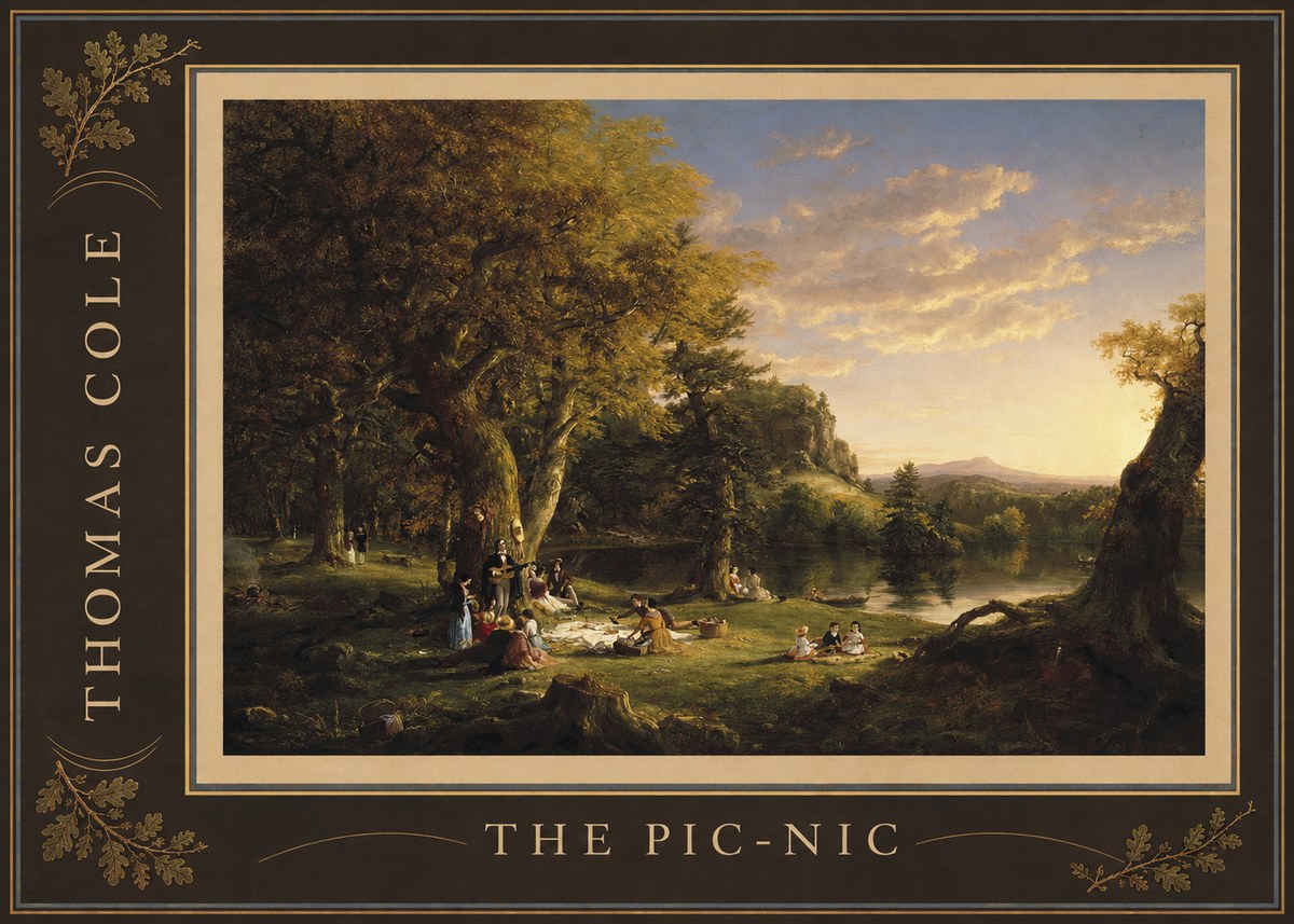 Thomas Cole The Pic-nic II No2 - Poster