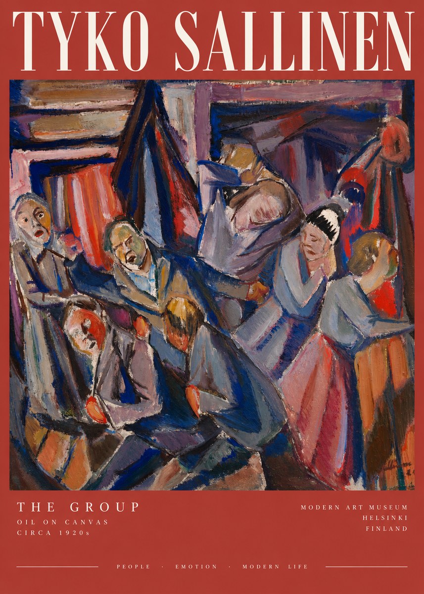 Tyko Sallinen The Group No2 - Poster