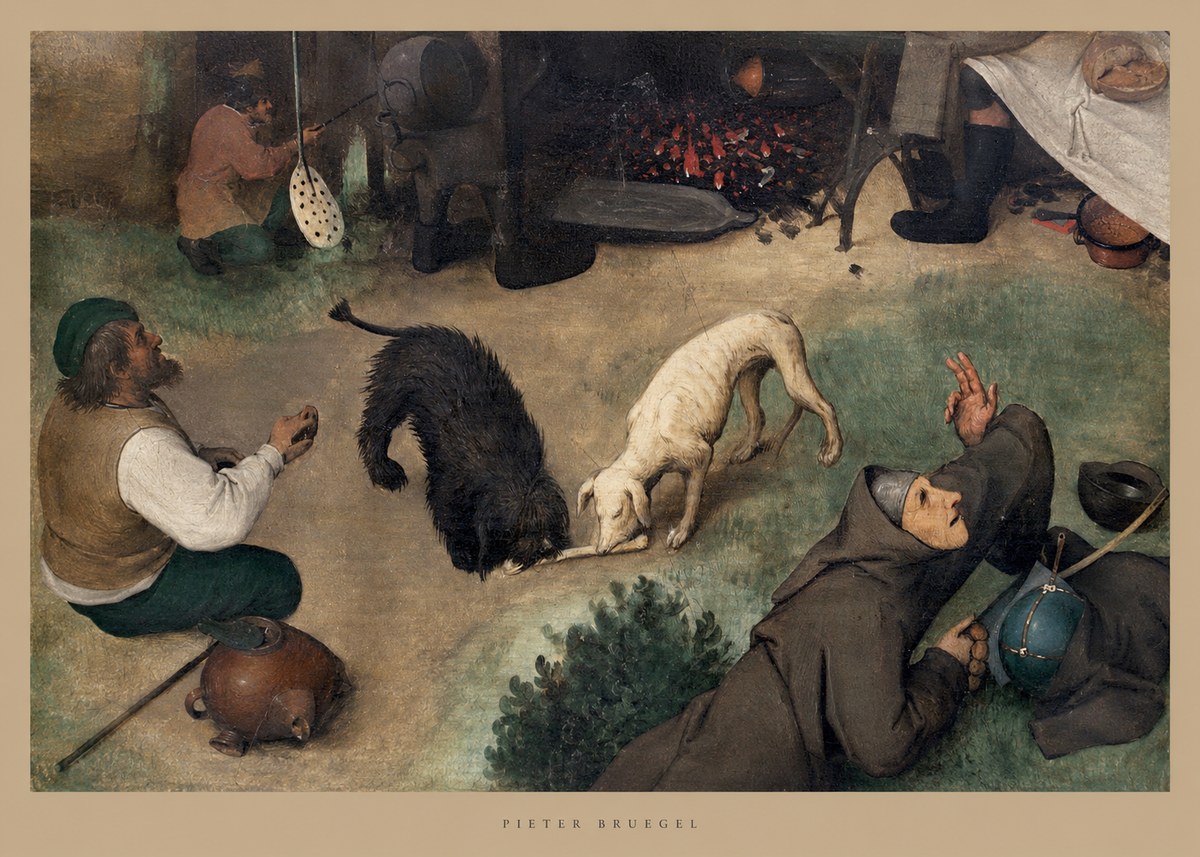 Pieter Bruegel The Beggars No6 - Poster