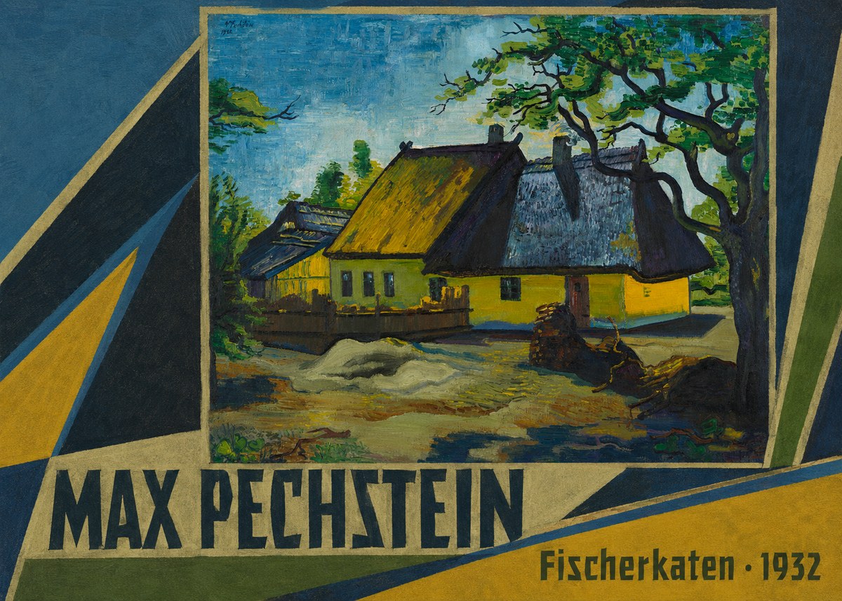 Max Pechstein Fischerkaten No2 - Poster