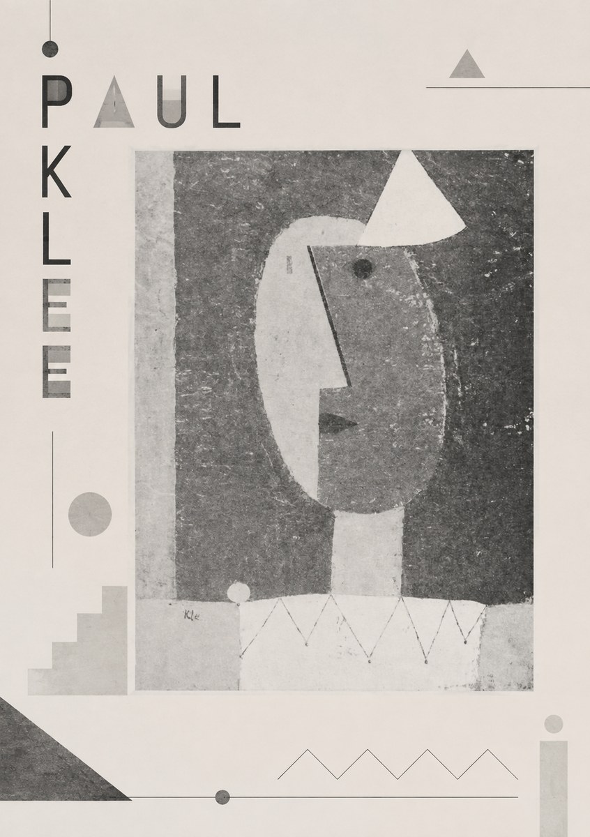 Paul Klee The Clown No4 - Poster