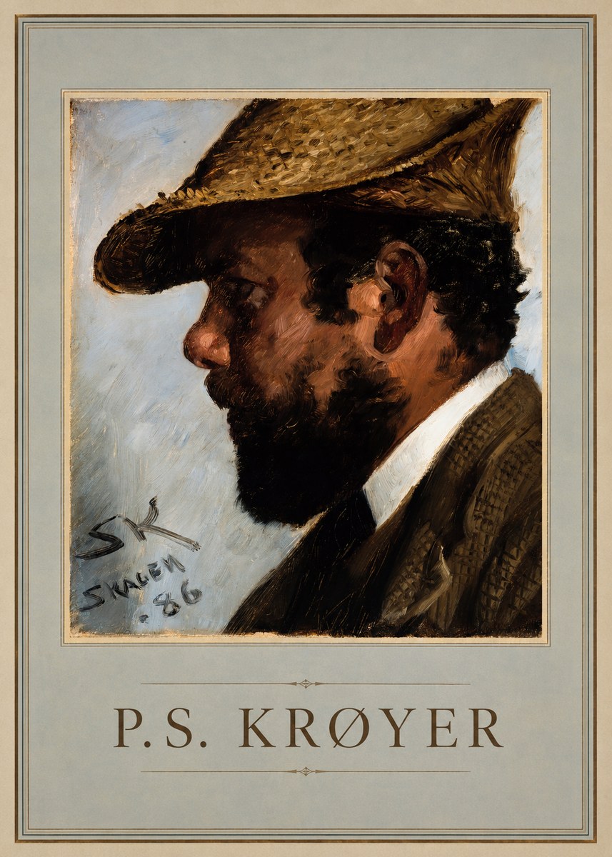 P.S. Krøyer Adrian Stokes No5 - Poster