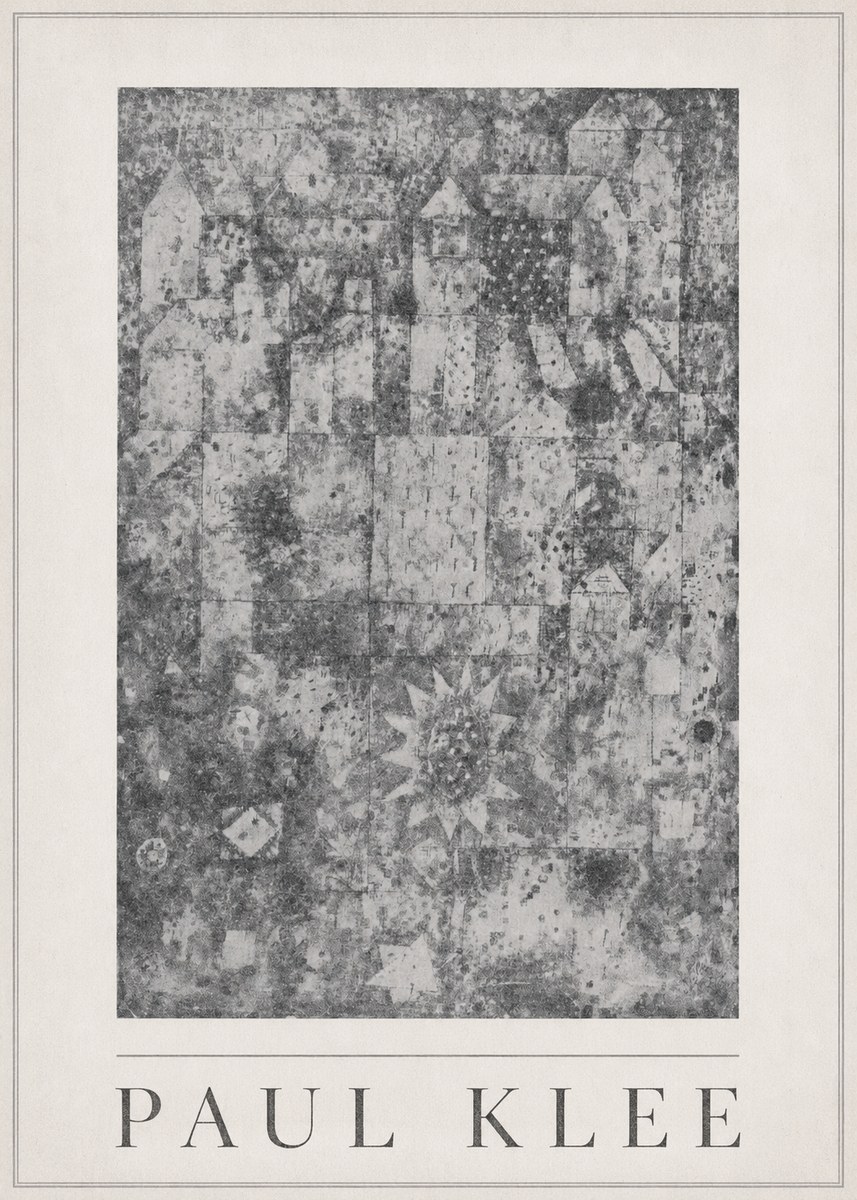 Paul Klee Town and Country No5 - Poster