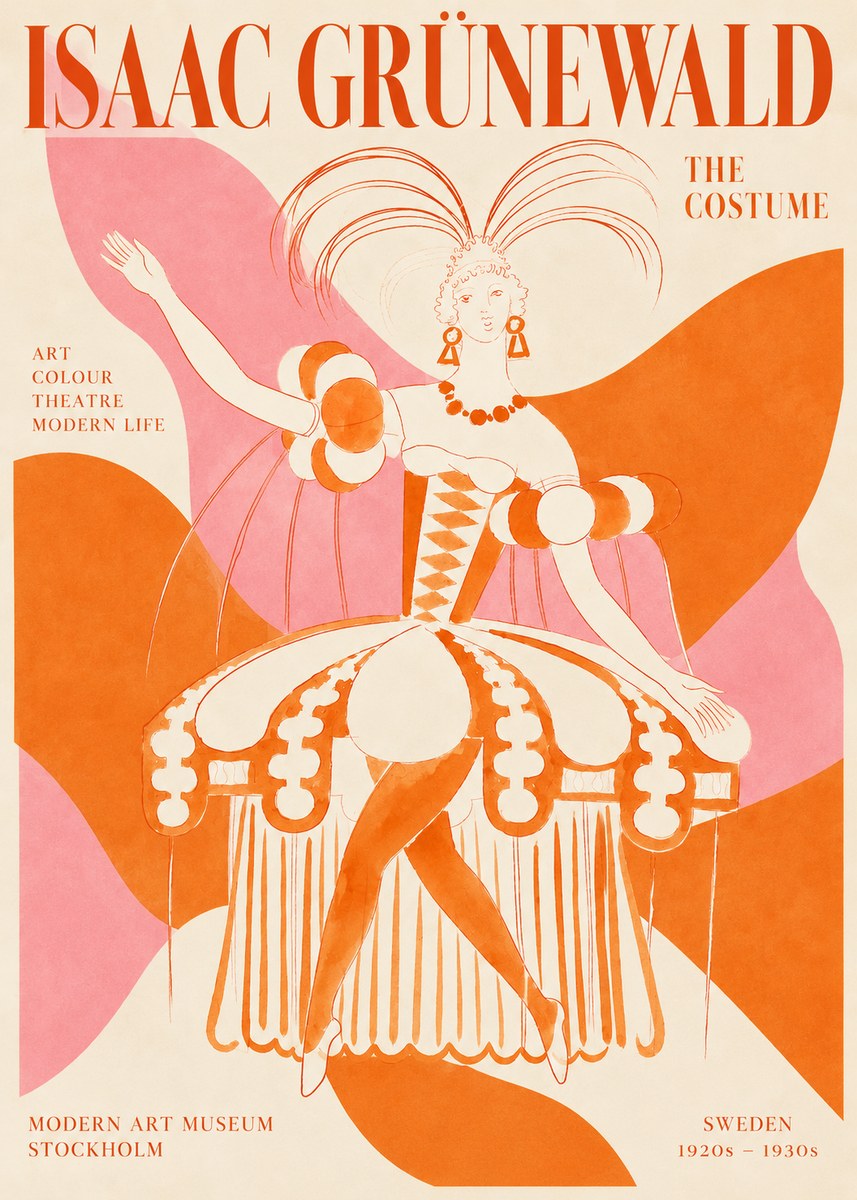 Isaac Grünewald The Costume II No2 - Poster