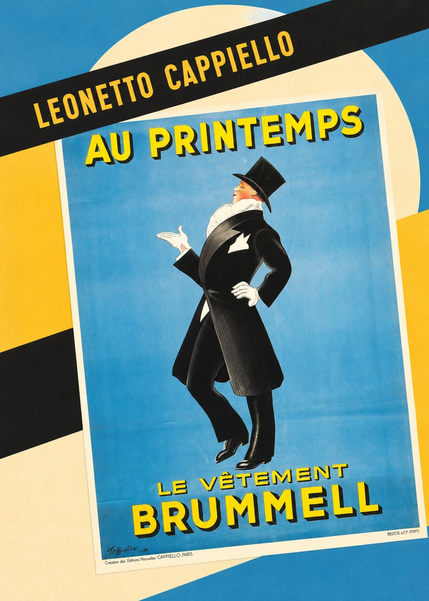 Leonetto Cappiello Au Printemps Le Vêtement Brummell No6 - Poster
