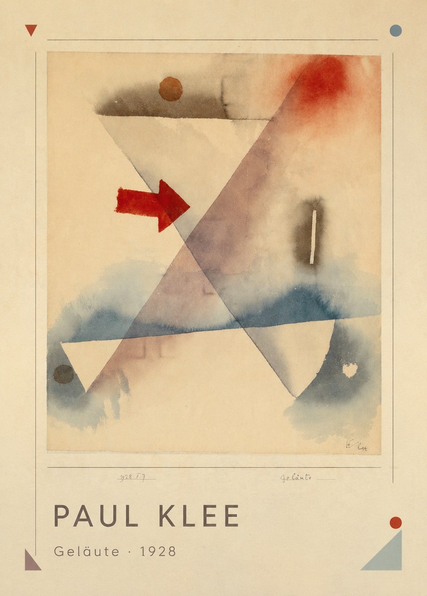 Paul Klee Geläute No1 - Poster