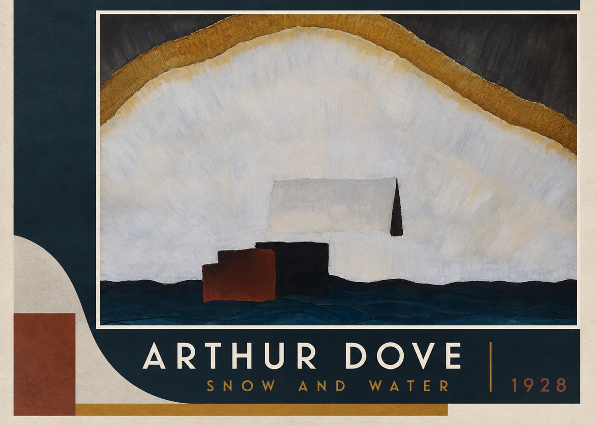 Arthur Dove Snow and Water No2 - Poster