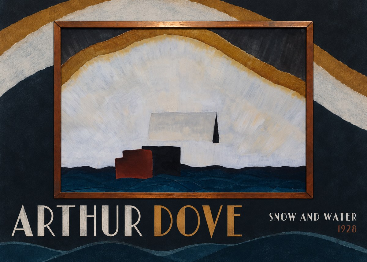 Arthur Dove Snow and Water No6 - Poster