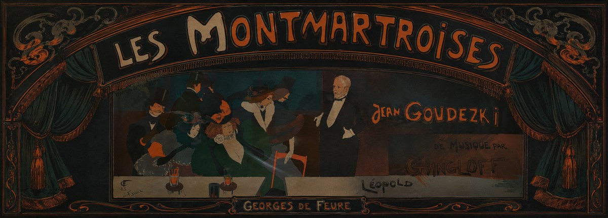 Georges de Feure Les Montmartroises No3 - Poster