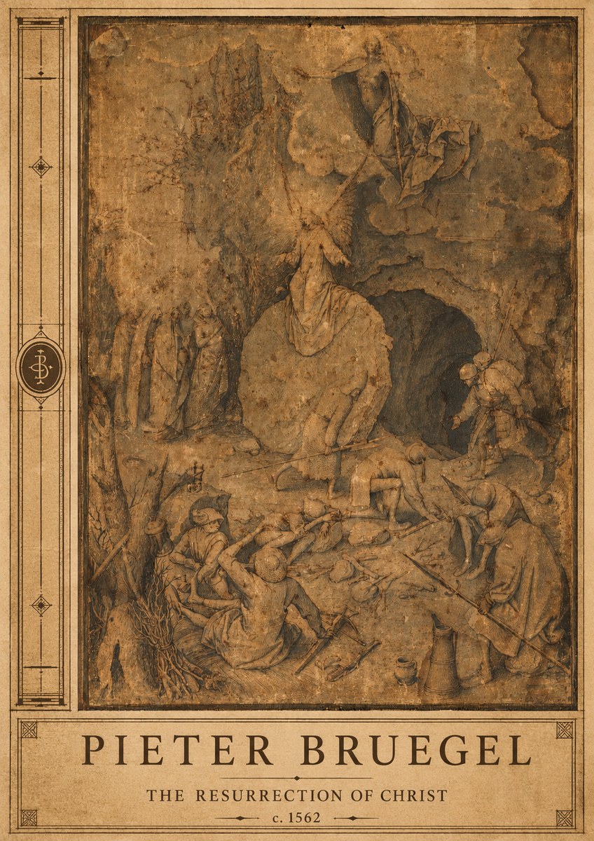 Pieter Bruegel The Resurrection of Christ No2 - Poster