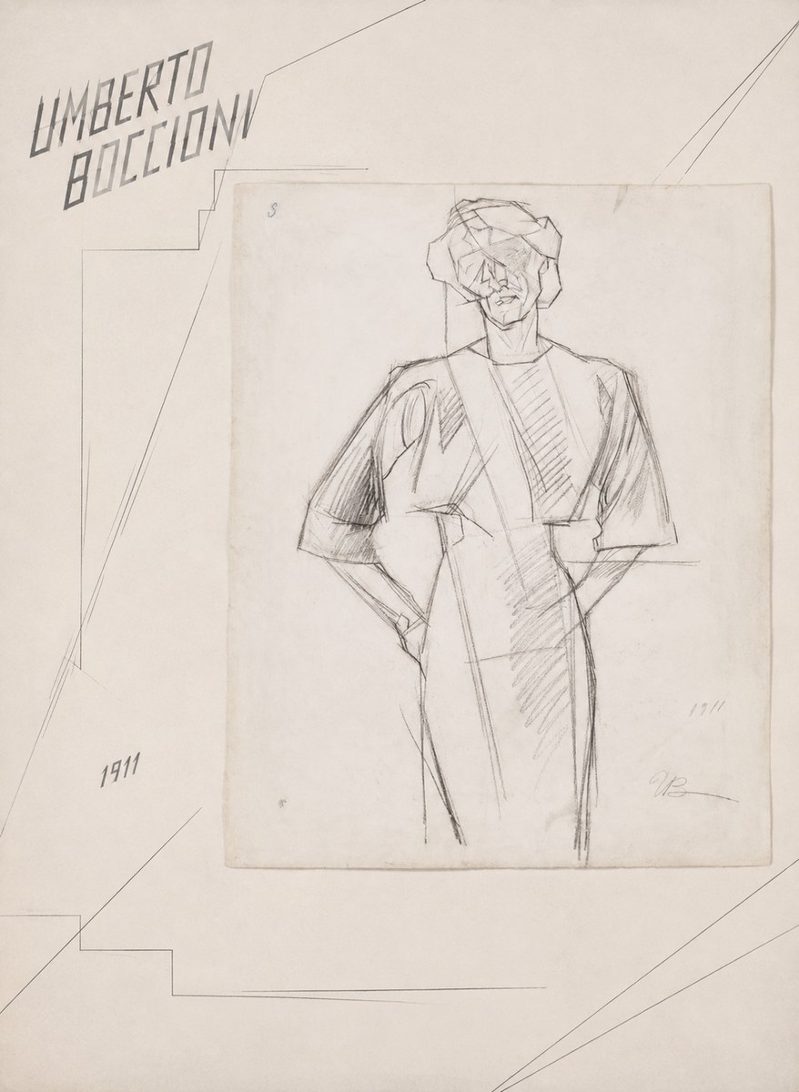 Umberto Boccioni Figure Study, 1911 No2 - Poster