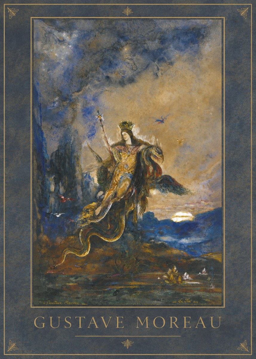 Gustave Moreau Les Fées No1 - Poster