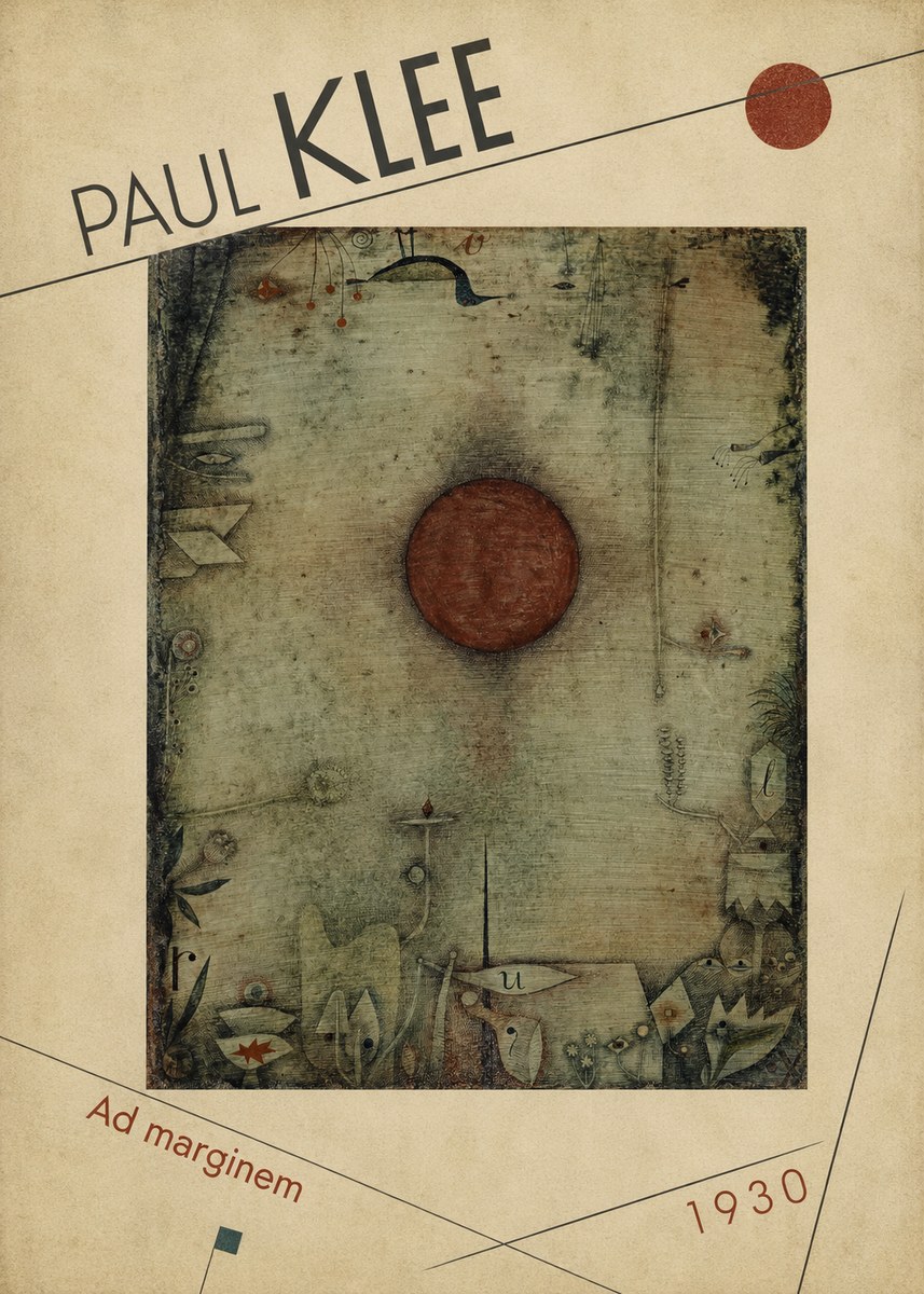 Paul Klee Ad Marginem No3 - Poster