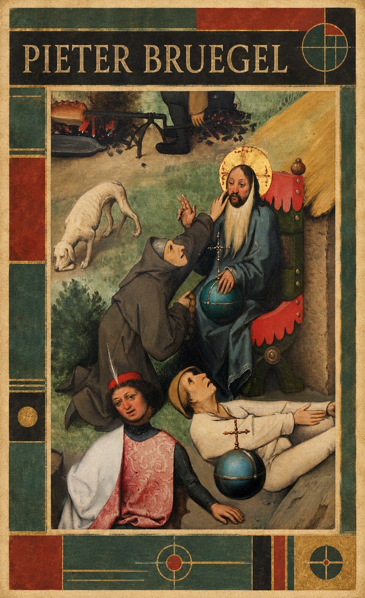 Pieter Bruegel The Adoration of the Magi - Detail No6 - Poster