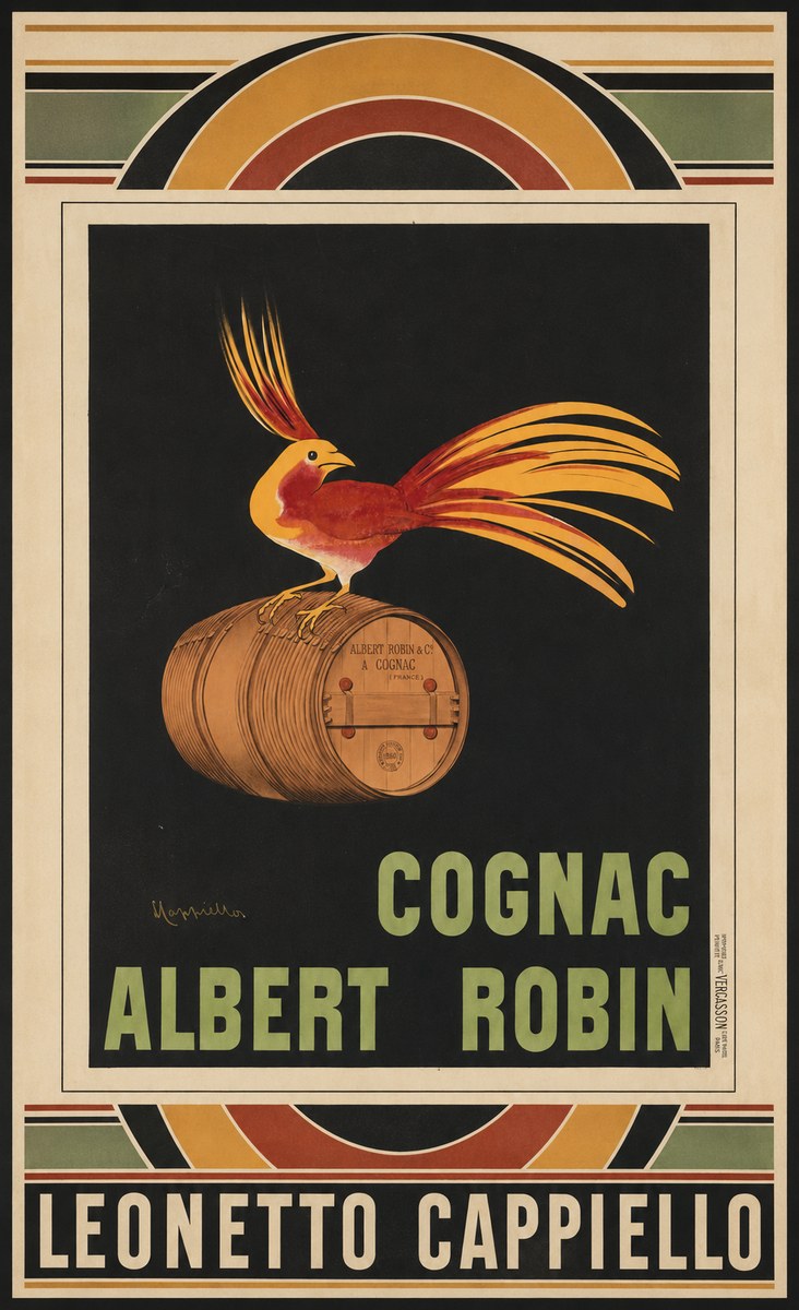 Leonetto Cappiello Cognac Albert Robin No4 - Poster