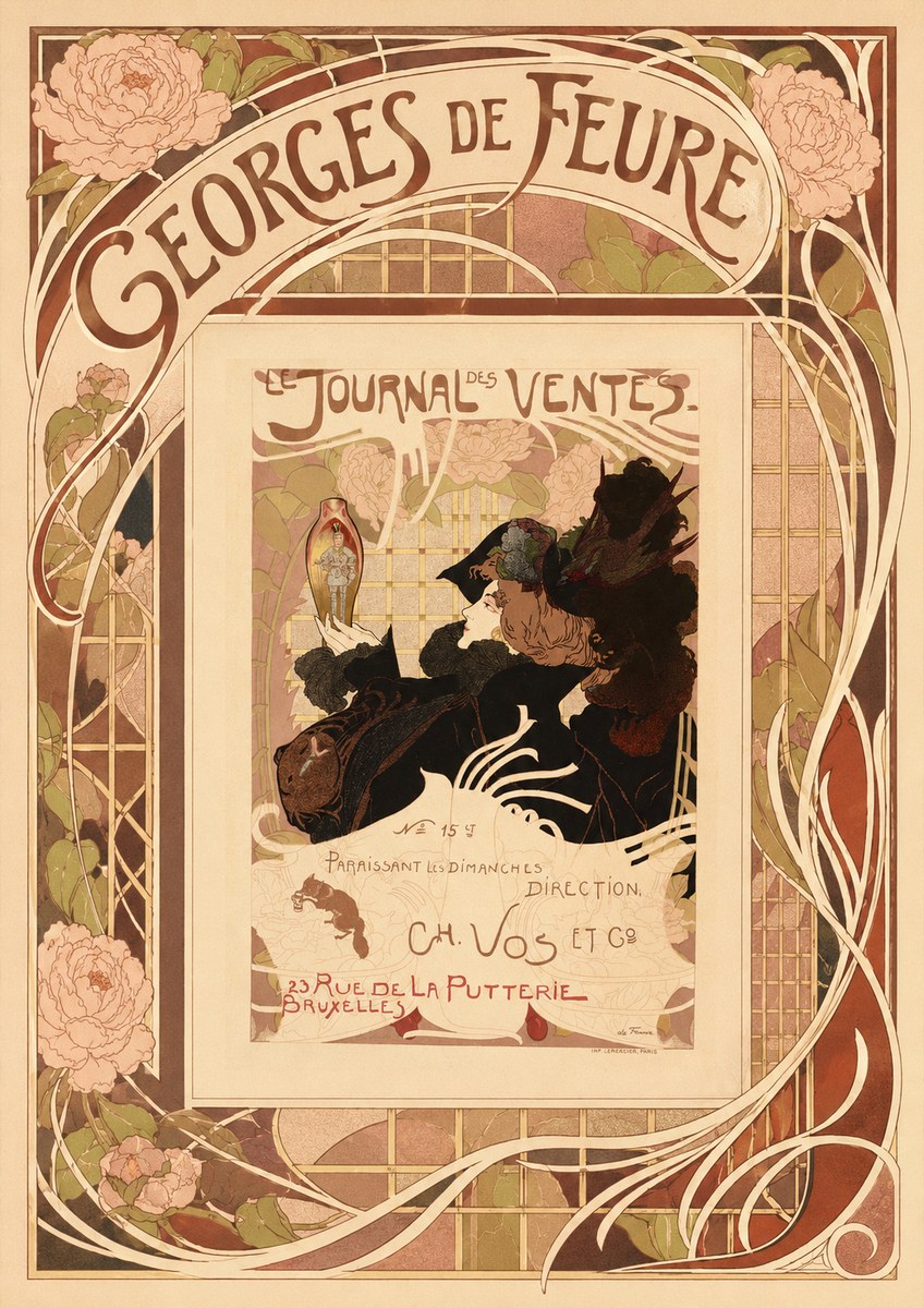 Georges de Feure Le Journal Des Ventes No3 - Poster