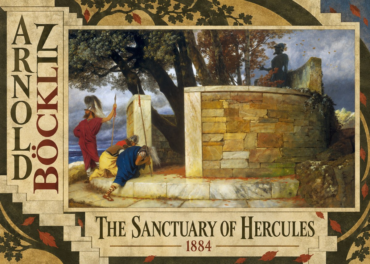 Arnold Böcklin The Sanctuary of Hercules No6 - Poster