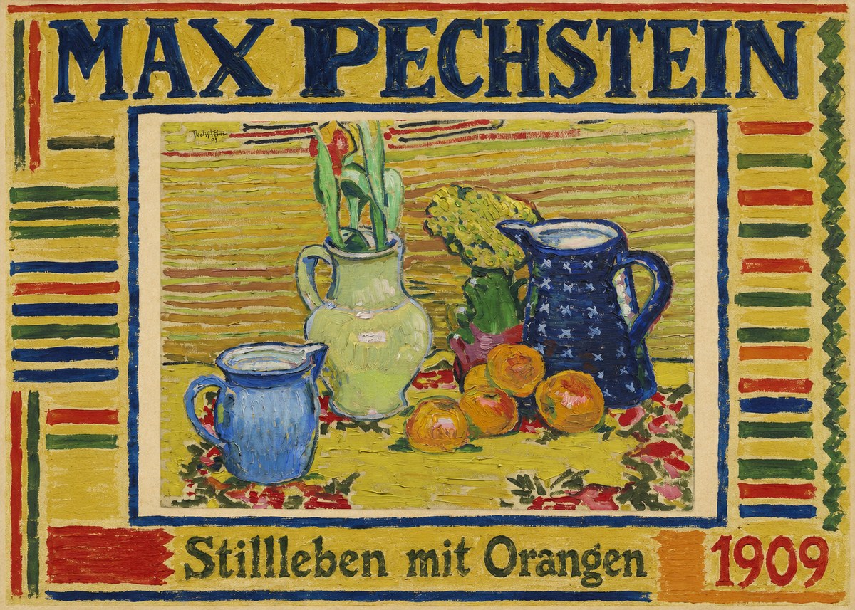 Max Pechstein Stillleben Mit Orangen No1 - Poster