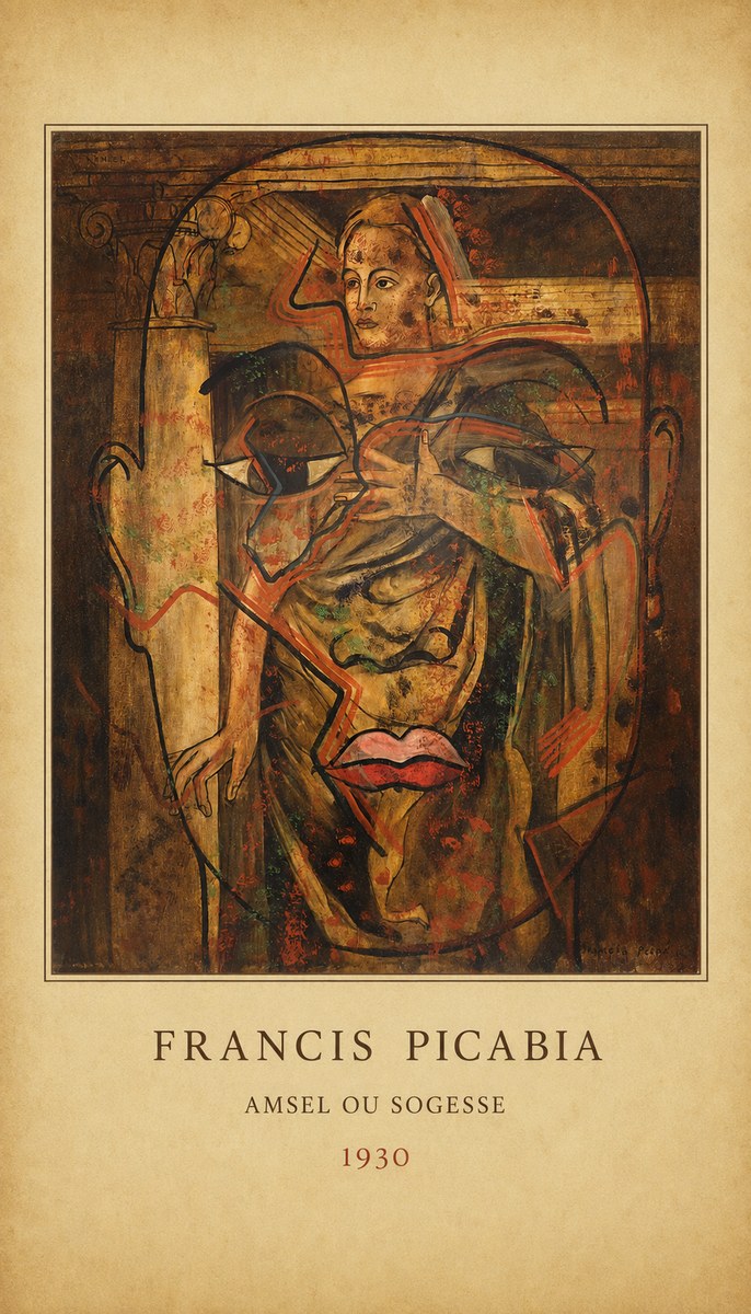 Francis Picabia Amsel Ou Sogesse No4 - Poster
