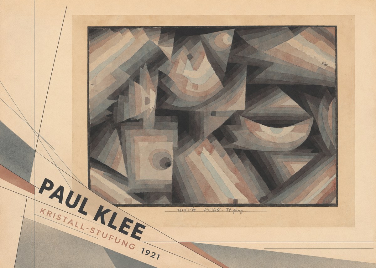 Paul Klee Kristall-stufung II No5 - Poster