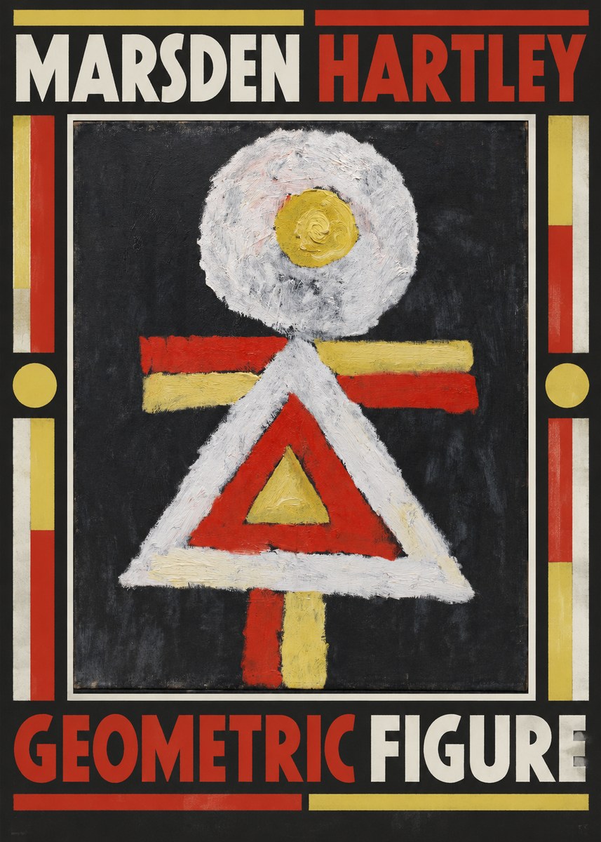 Marsden Hartley Geometric Figure No1 - Poster