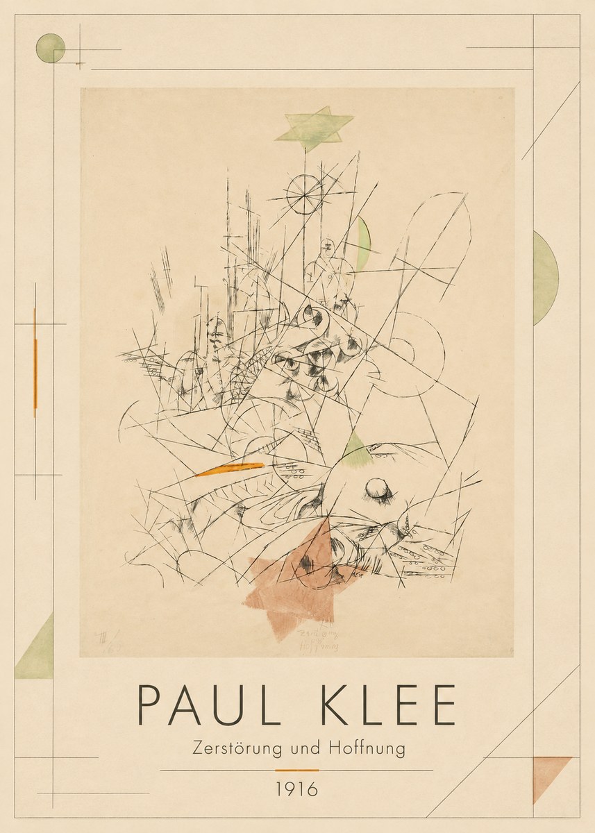 Paul Klee Zerstörung Und Hoffnung II No1 - Poster