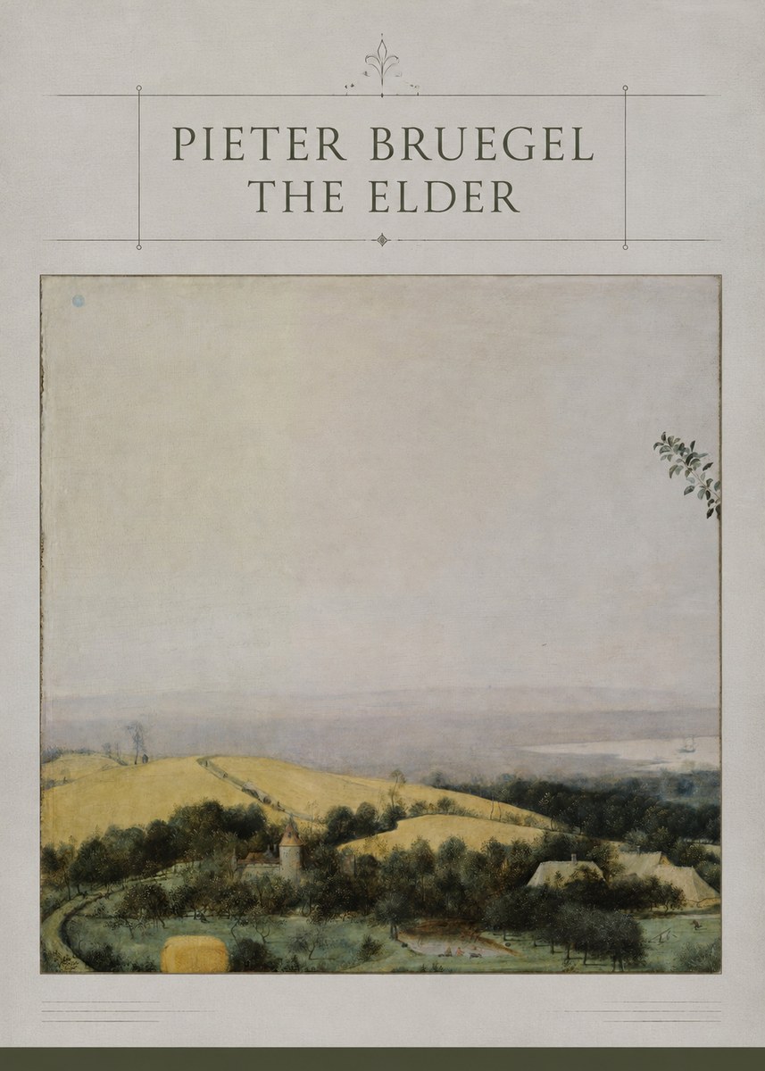Pieter Bruegel The Harvesters VI No6 - Poster