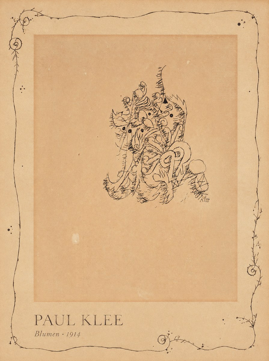Paul Klee Blumen II No3 - Poster
