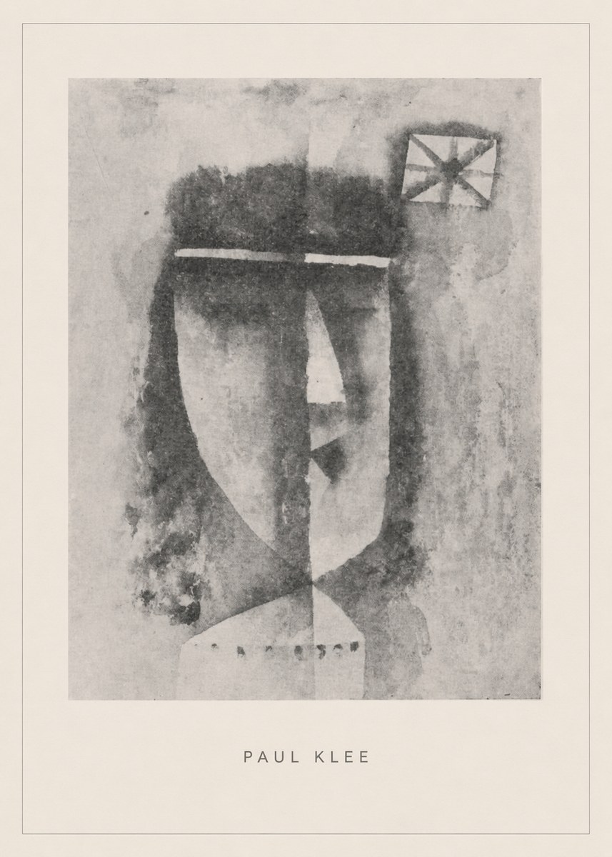 Paul Klee Head of a Man No5 - Poster