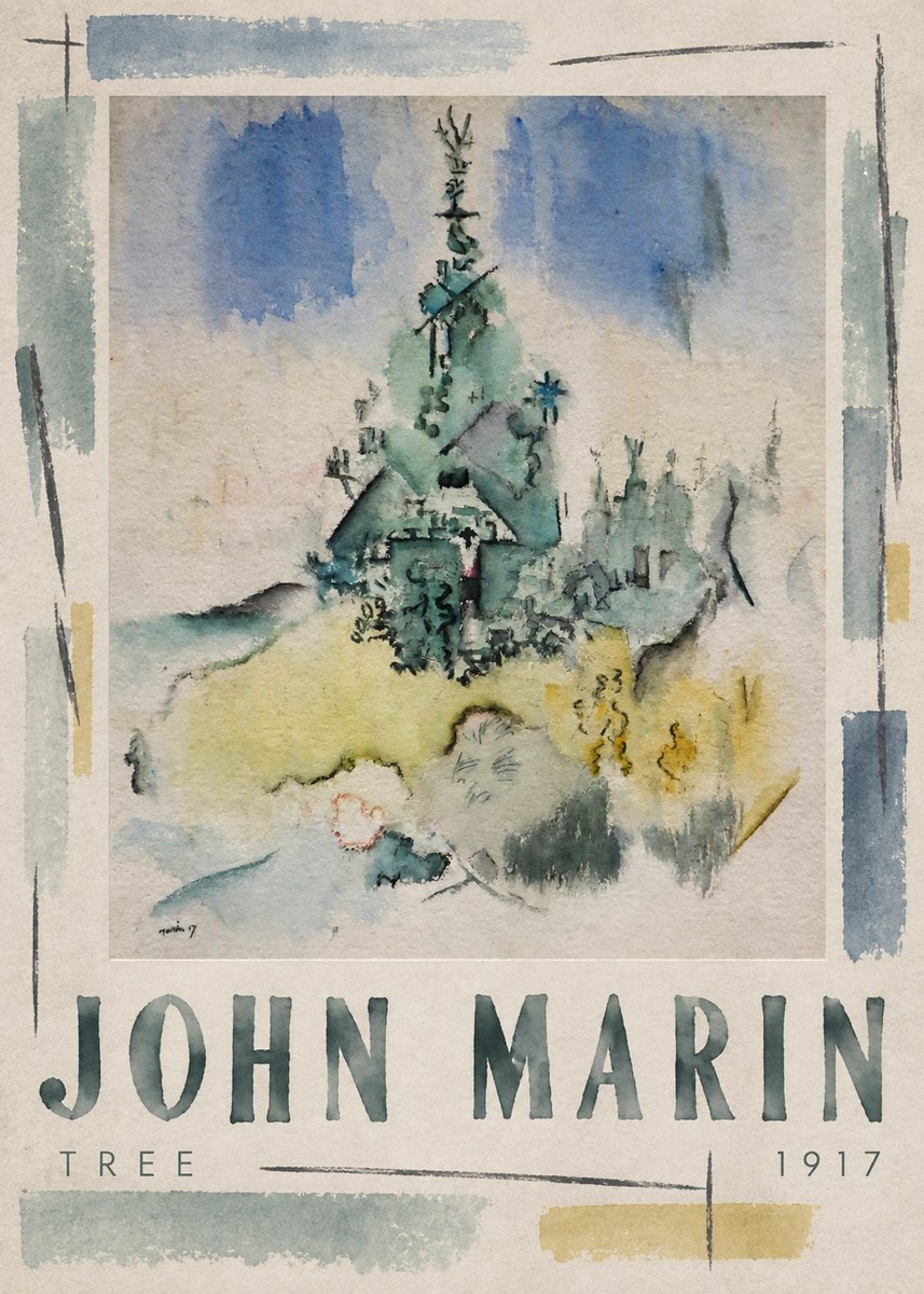 John Marin Tree No2 - Poster