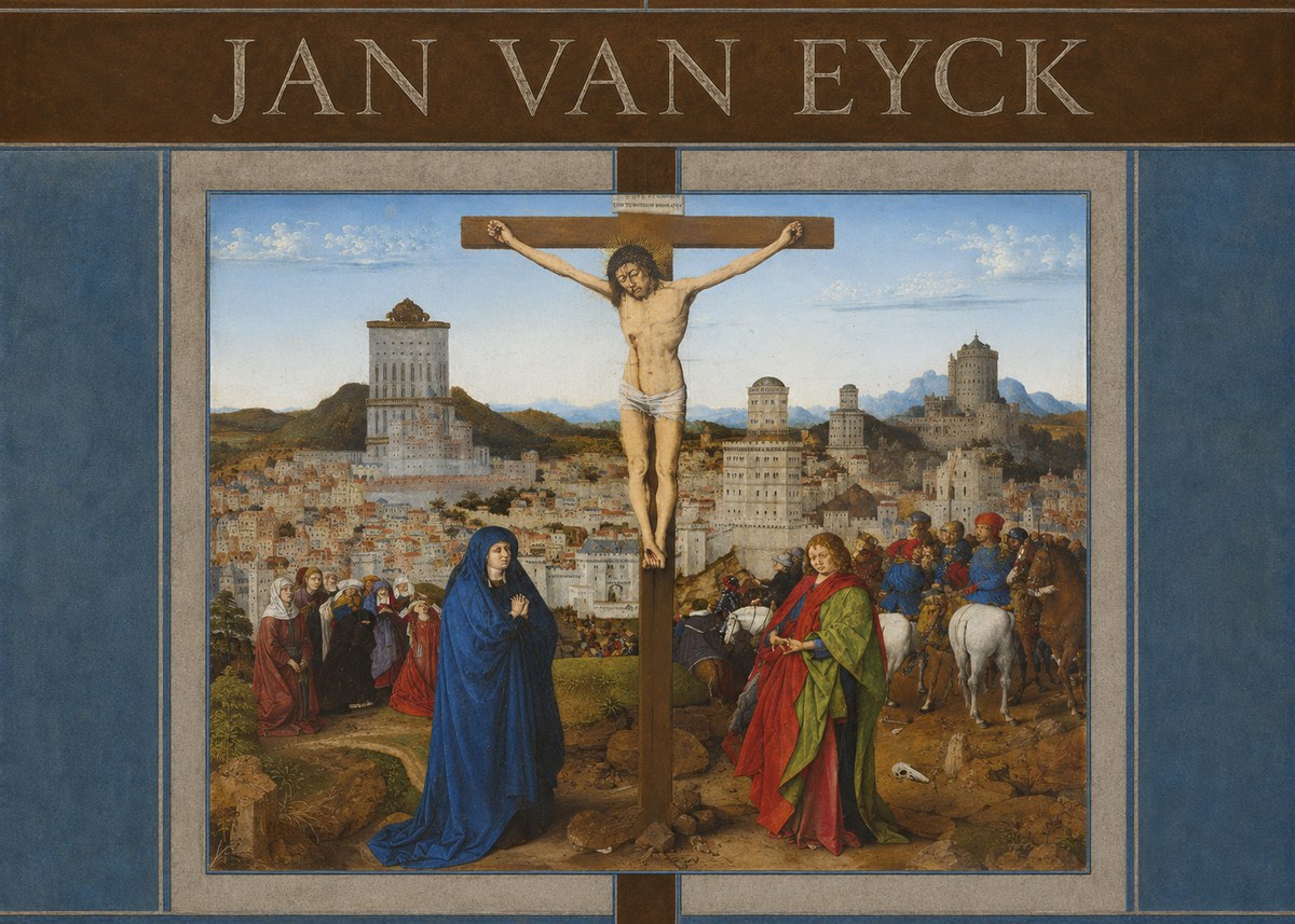 Jan van Eyck The Crucifixion No5 - Poster