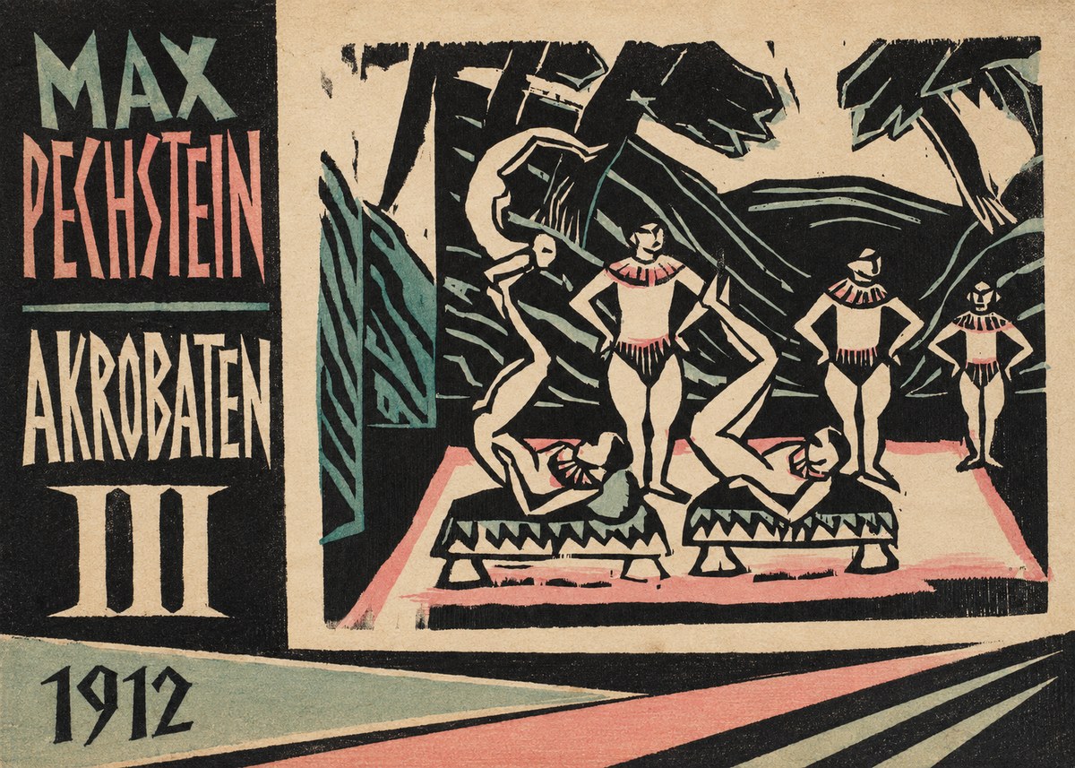 Max Pechstein Akrobaten Iii No2 - Poster