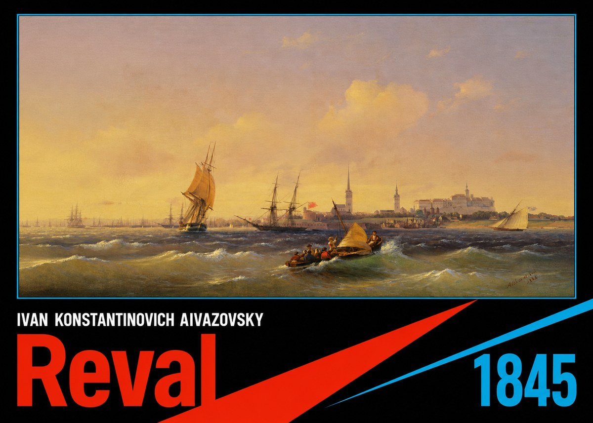 Ivan Konstantinovich Aivazovsky Reval No5 - Poster