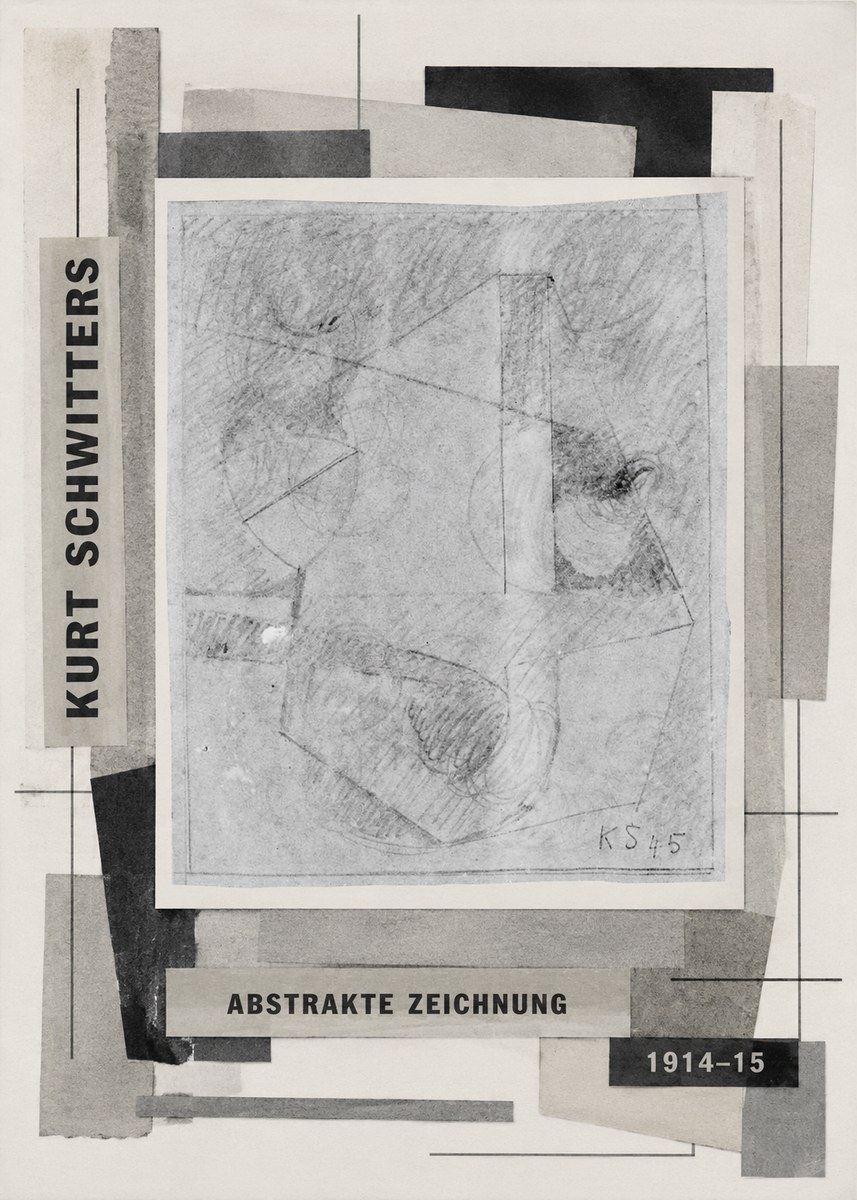 Kurt Schwitters Abstrakte Zeichnung No5 - Poster