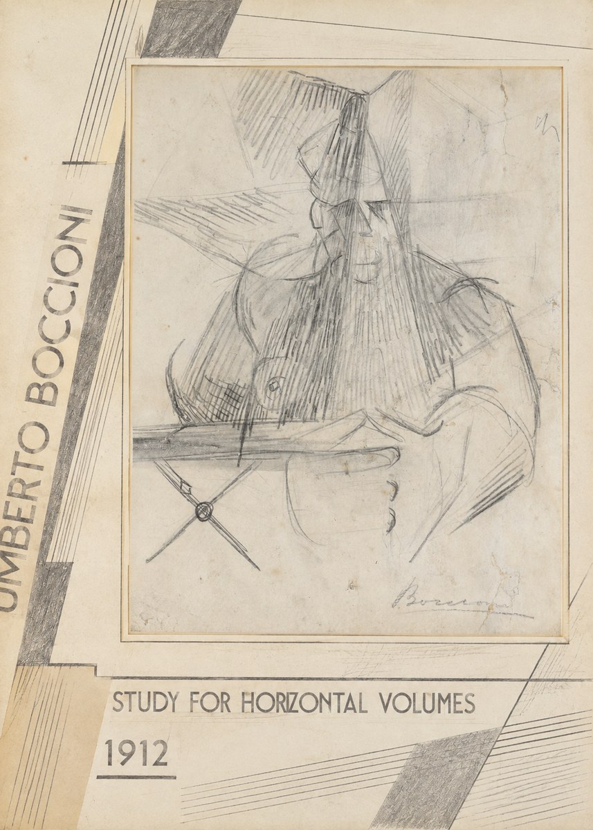 Umberto Boccioni Study for Horizontal Volumes No2 - Poster