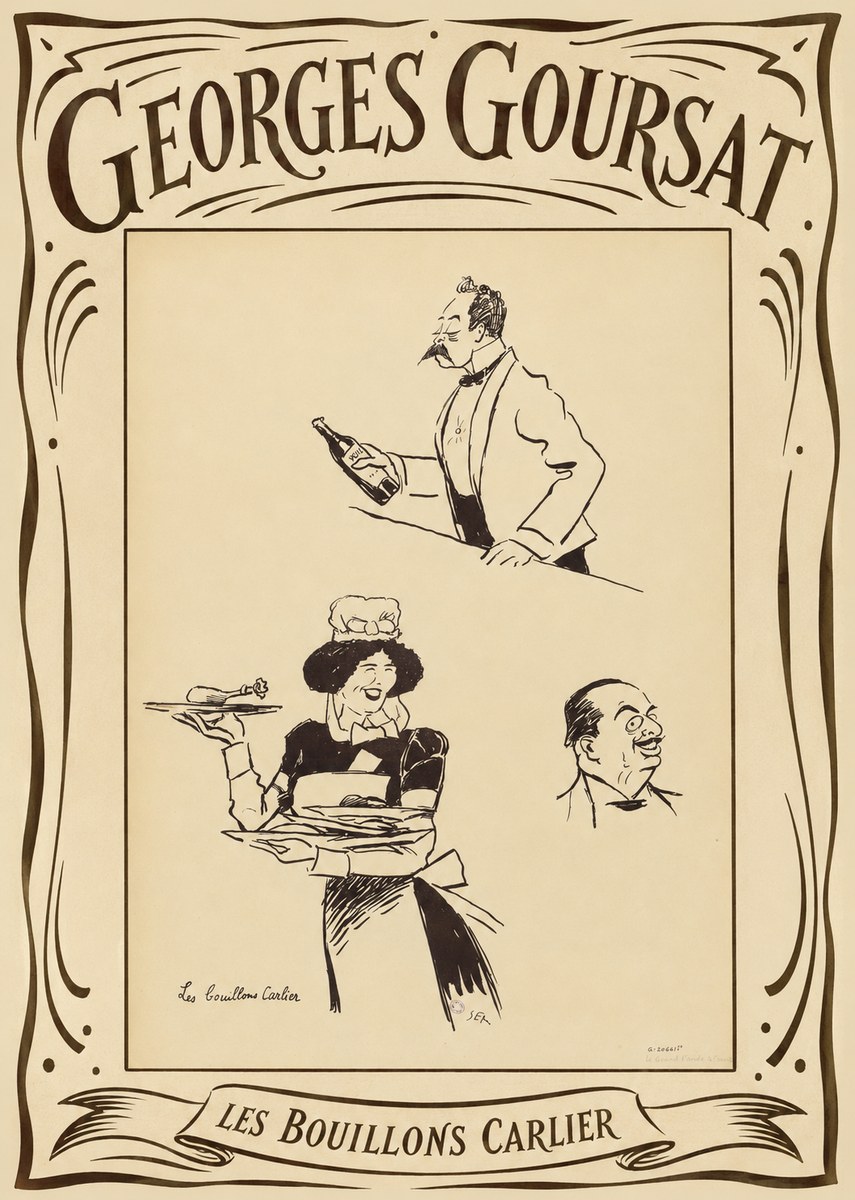 Georges Goursat Les Bouillons Carlier II No4 - Poster