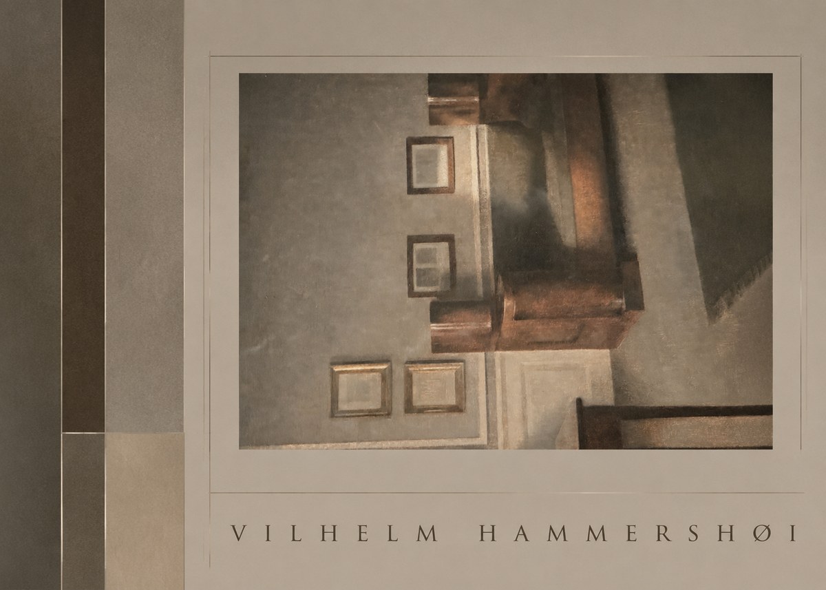 Vilhelm Hammershøi Interior II No2 - Poster