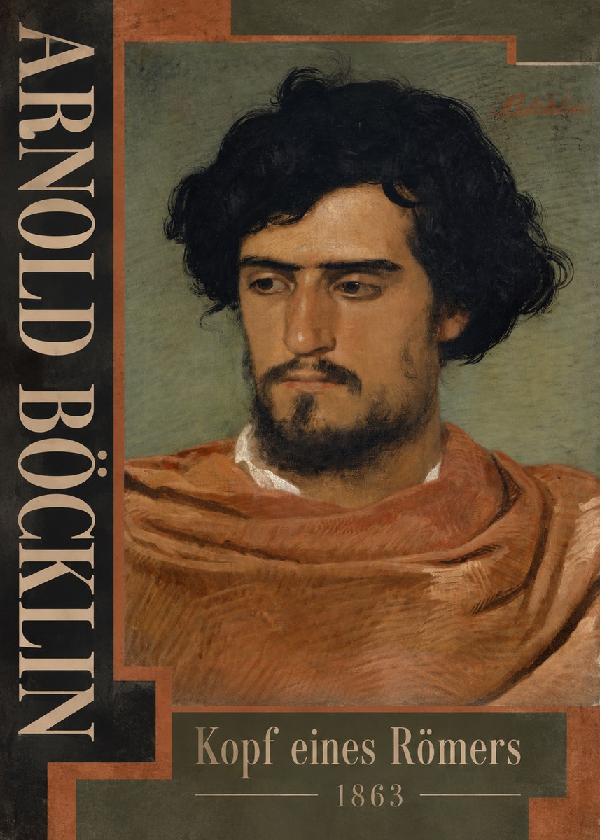 Arnold Böcklin Kopf Eines Römers No5 - Poster