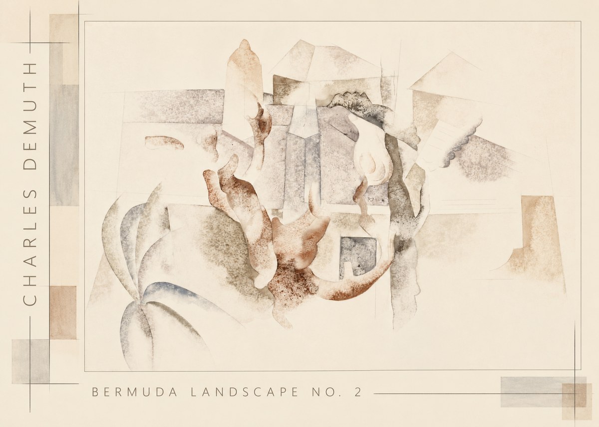 Charles Demuth Bermuda Landscape No. 2 No2 - Poster