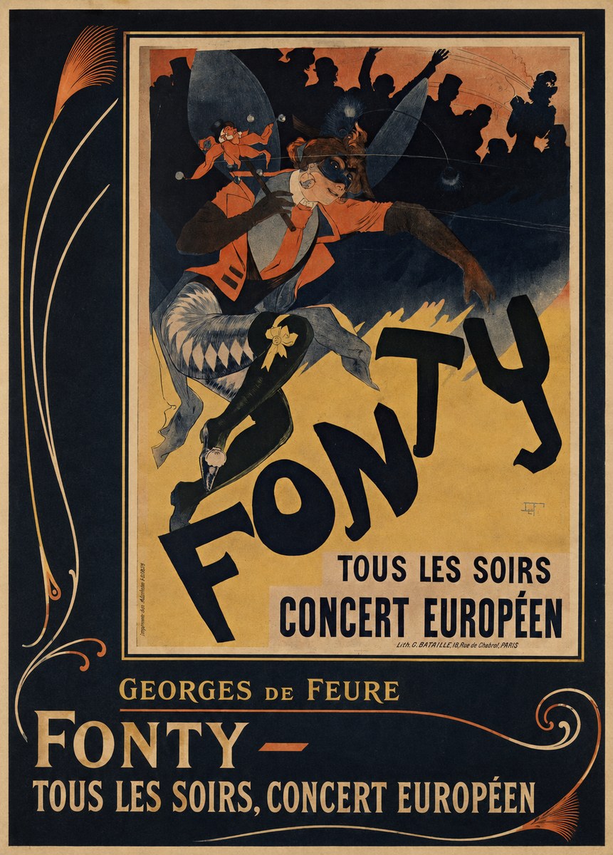 Georges de Feure Fonty III No6 - Poster