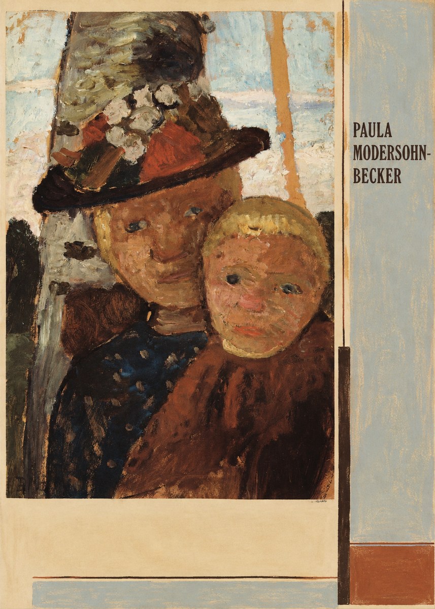 Paula Modersohn-Becker Mother and Child with Hat No4 - Poster