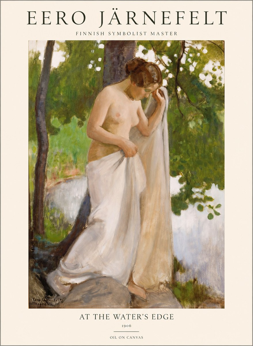 Eero Järnefelt At the Water's Edge No1 - Poster