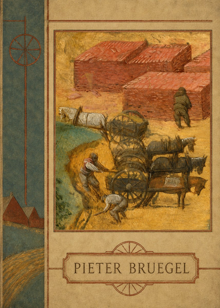 Pieter Bruegel The Brickmakers No2 - Poster