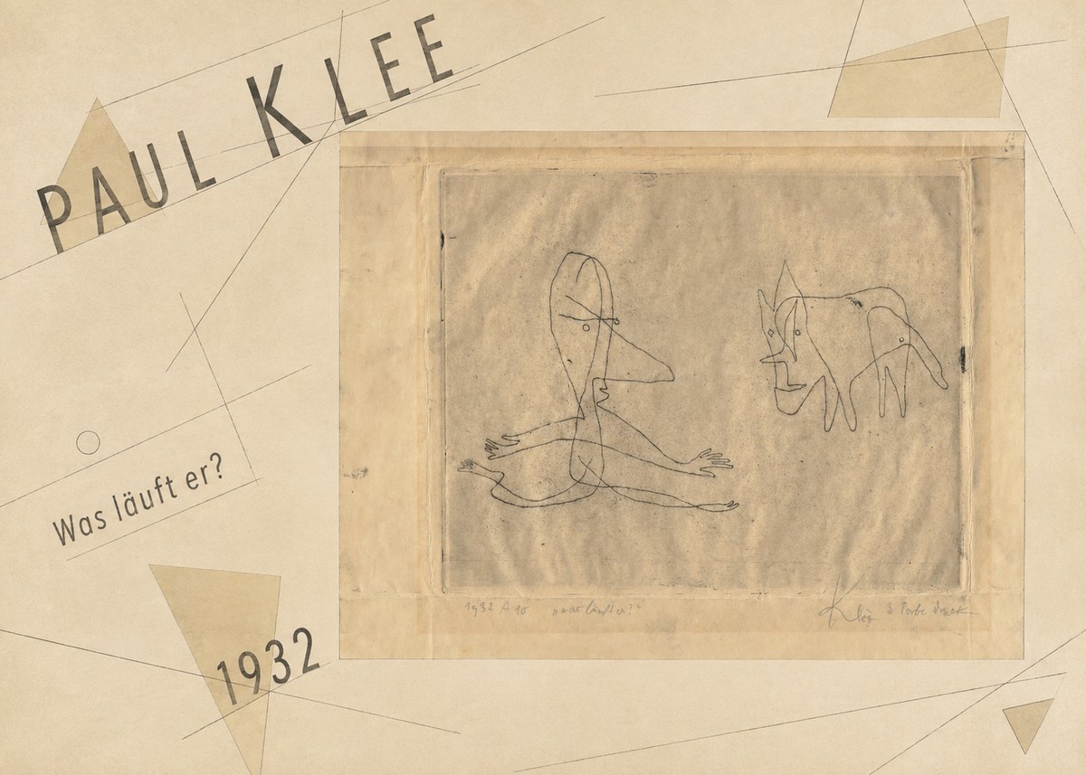 Paul Klee Was Läuft Er? No5 - Poster