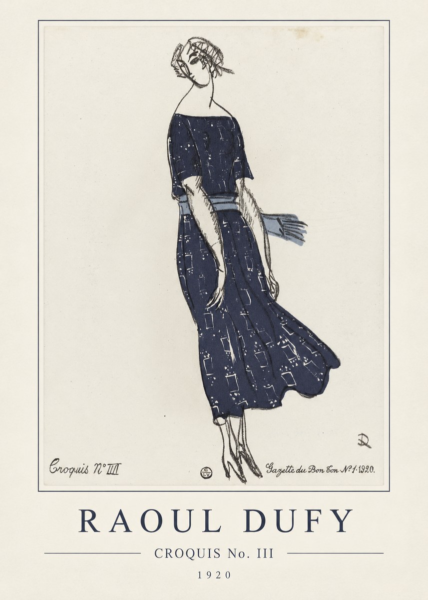 Raoul Dufy Croquis N°. Iii No4 - Poster