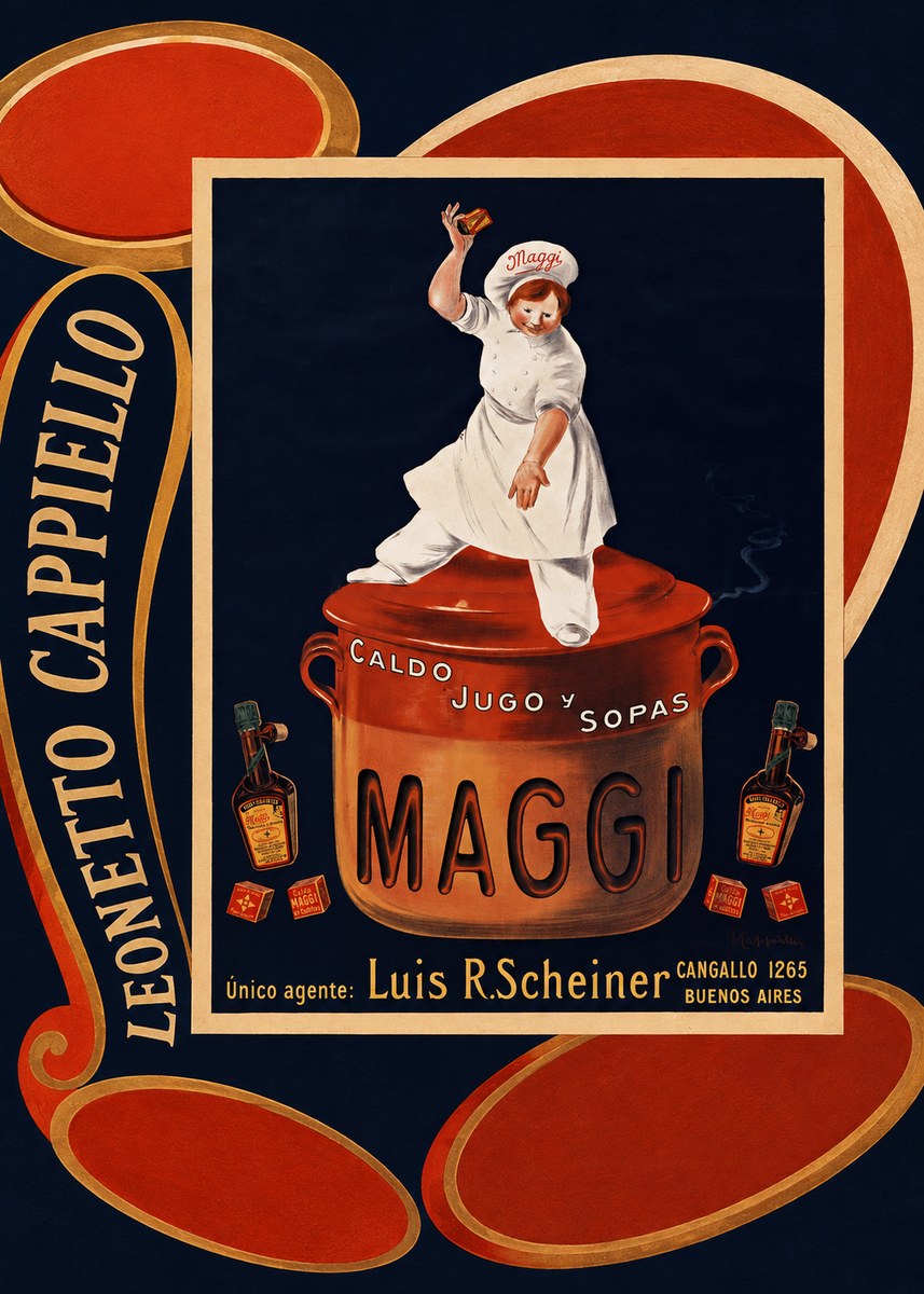 Leonetto Cappiello Maggi No4 - Poster
